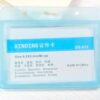 Plastic Card Sleeve ID Badge Case with Badge Reel Clear Bank Credit Card Badge Holder Credential Holder Accessories bluefront