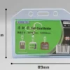 T-014H Soft Silicone Working ID Badge Card Holder Cover,Soft Plastic Card Holder for Offices,Shopping Malls,Exhibitionsfront
