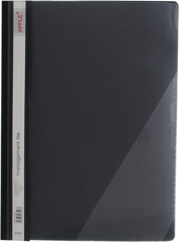 A4 plastic files - Black 1 pc