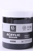 Acryl medium gesso 500 ml Black