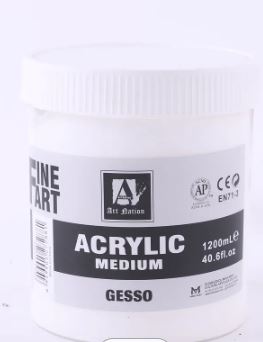 Acryl medium gesso 500 ml white