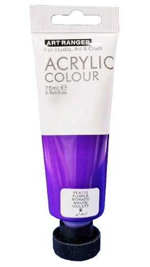 Acrylic Paint Pastel Purple Colour - 75 ml tube