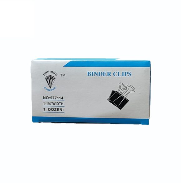 Binder Clips Black Set 12pcs 32mm