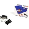 Binder Clips Black Set 12pcs 41 mm