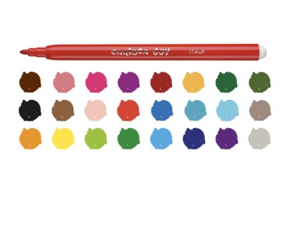 ⁦CARIOCA JOY SUPER WASHABLE FELT TIP PEN PACK OF 24⁩ - الصورة ⁦3⁩