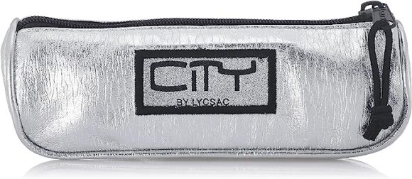 CITY Chic clair Silver Pencil Case for Girls 0.5L