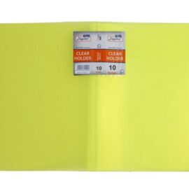 Display Book, 30 Pockets, A4  neon yellow