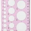 Circles ruler 20cm
