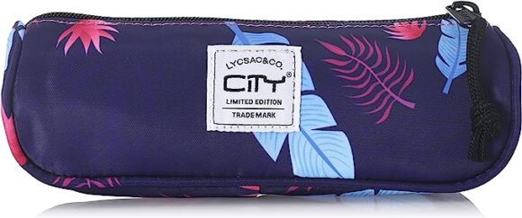 City satin eclair escape pencil case for girls 0.5l