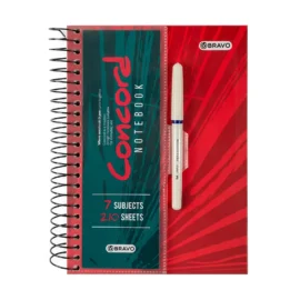 Concord Notebook With Pen B5 - Red