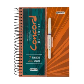 Concord Notebook With Pen B5 - Orange