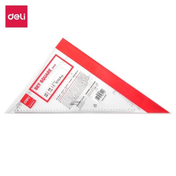 DELI SET SQUARE 2 PIECES EQUERRE 43CM