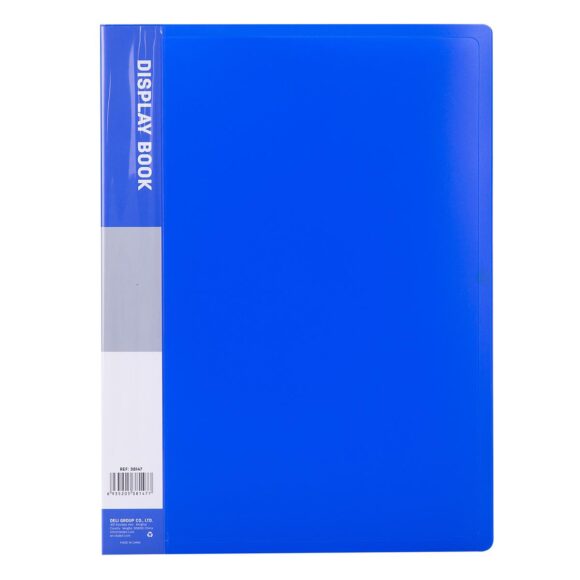 Display Book, 100Pockets, A4 blue