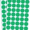 PACK OF Green LABEL 12mm