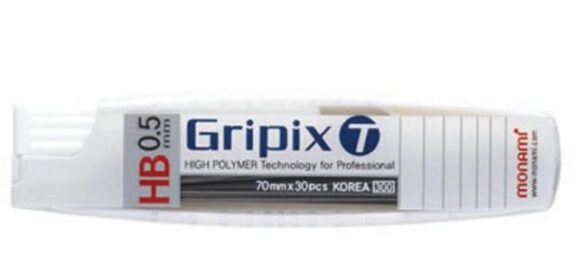 Gripix T Mechanical Pencil Leads, 0.5 mm., HB