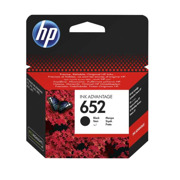 HP 652 Black Ink