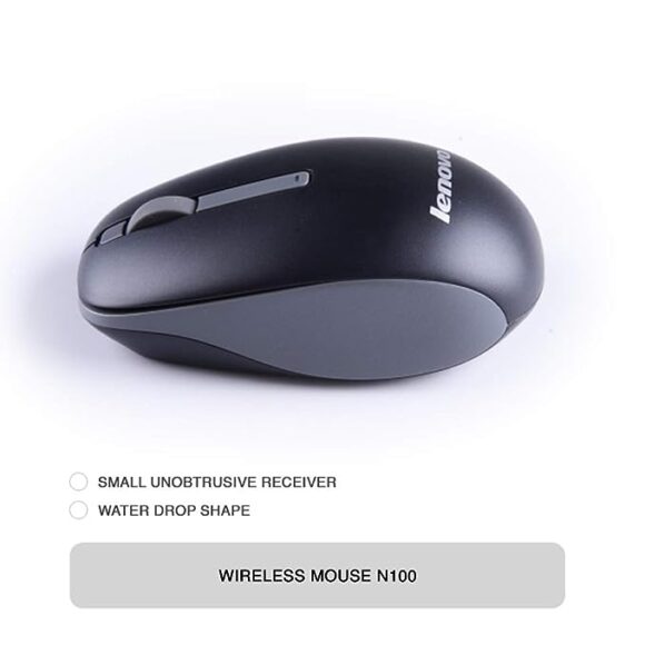 Lenovo N100 Wireless Mouse Black