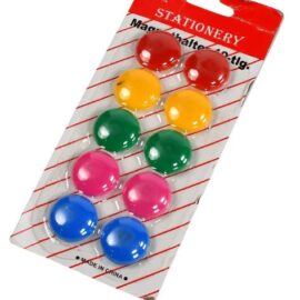 Magnet Button Durable Magnetic Button Children Experiment 10 pcs