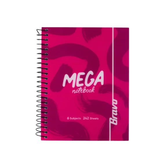 New Mega Notebook Medium - Pink