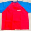 Panda children's painting apronRed blue - L