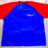 Panda children's painting apronblue red - L