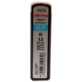 ROTRING MECHANICAL PENCIL LEADS 0.7 MM B