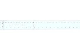 Rotring a letter t plastic 100 cm ruler