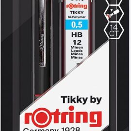 Rotring tikky colour-coded mechanical pencil set, 0.50 mm