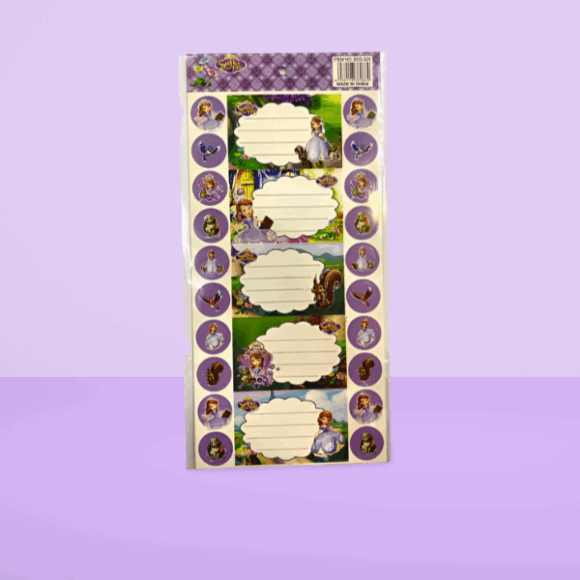 SOFIA Name TICKET  Sticker
