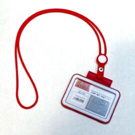Lanyard ID Holder Red