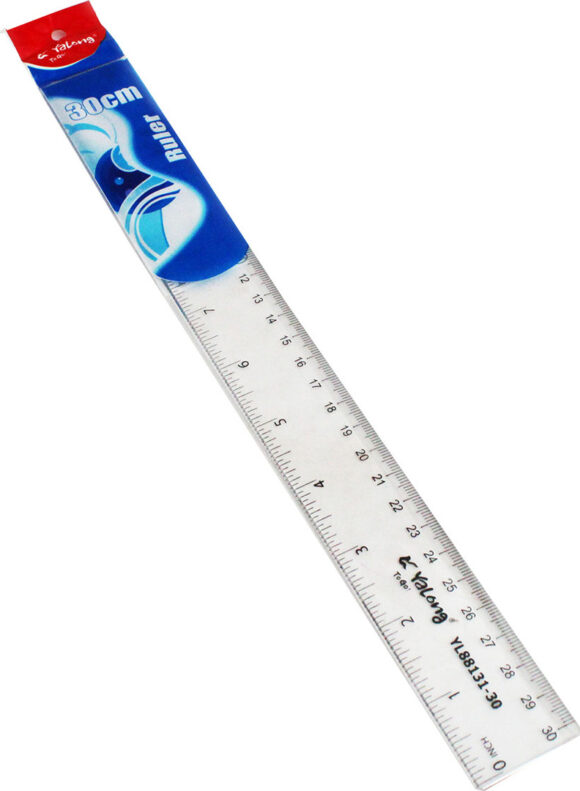 Yalong Ruler Plastic 30cm