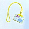 Lanyard ID Holder yellow
