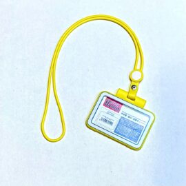 Lanyard ID Holder yellow
