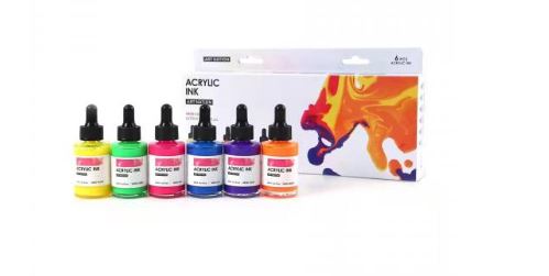 Acrylic Ink Set Art Nation 6 pcs 30 ml