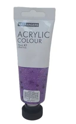 Acrylic Paint Glitter Purple Colour-75 ml tube