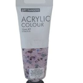 Acrylic Paint Glitter SilverColour-75 ml tube