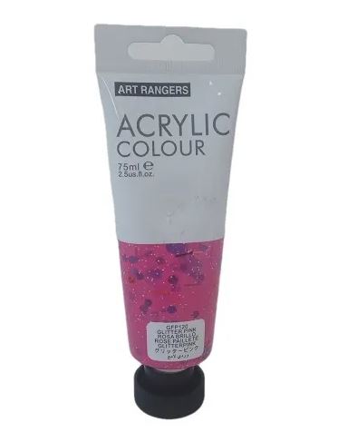 Acrylic Paint GlitterPink Colour-75 ml tube