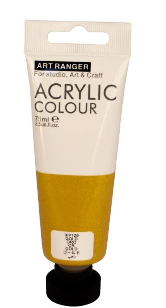 Acrylic Paint Gold Colour-75 ml tube