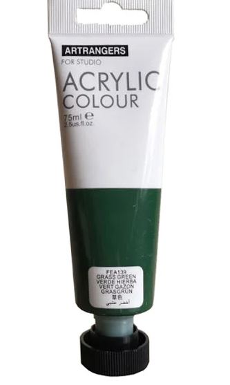 Acrylic Paint Grass Green Colour-75 ml tube