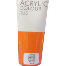 Acrylic Paint Orange Colour-75 ml tube