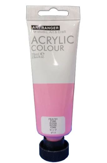 Acrylic Paint Pink Colour-75 ml tube