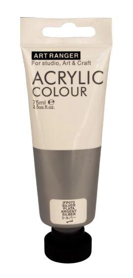 Acrylic Paint Silver Colour-75 ml tube