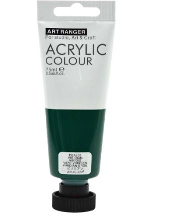 Acrylic Paint Viridian Colour-75 ml tube