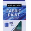 Art Nation fabric paint set 6 15 ml_1 brush
