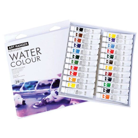 ART RANGER WATERCOLOUR SET 24 12 ml