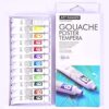 Art Rangers Gouache_tempera Paint set Of 12 12 ml