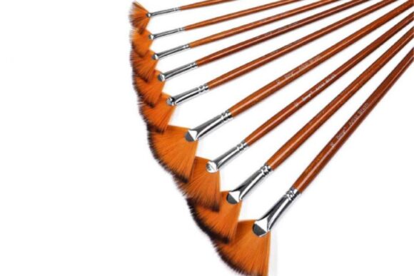 ⁦Bianyo  Painting Brush Set 9Pcs⁩ - الصورة ⁦2⁩