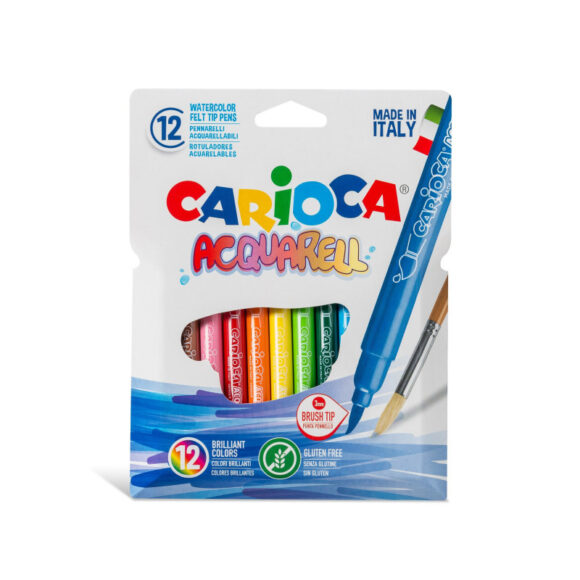 Carioca FELT TIP PENS ACQUARELL pack of 12