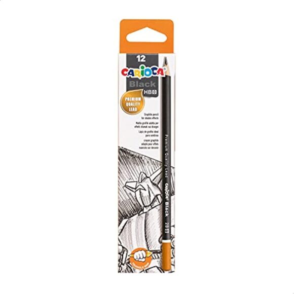 Carioca GRAPHITE PENCILS 2B pack of 12