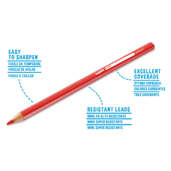 ⁦Carioca HEXAGONAL PENCILS pack of 24⁩ - الصورة ⁦3⁩